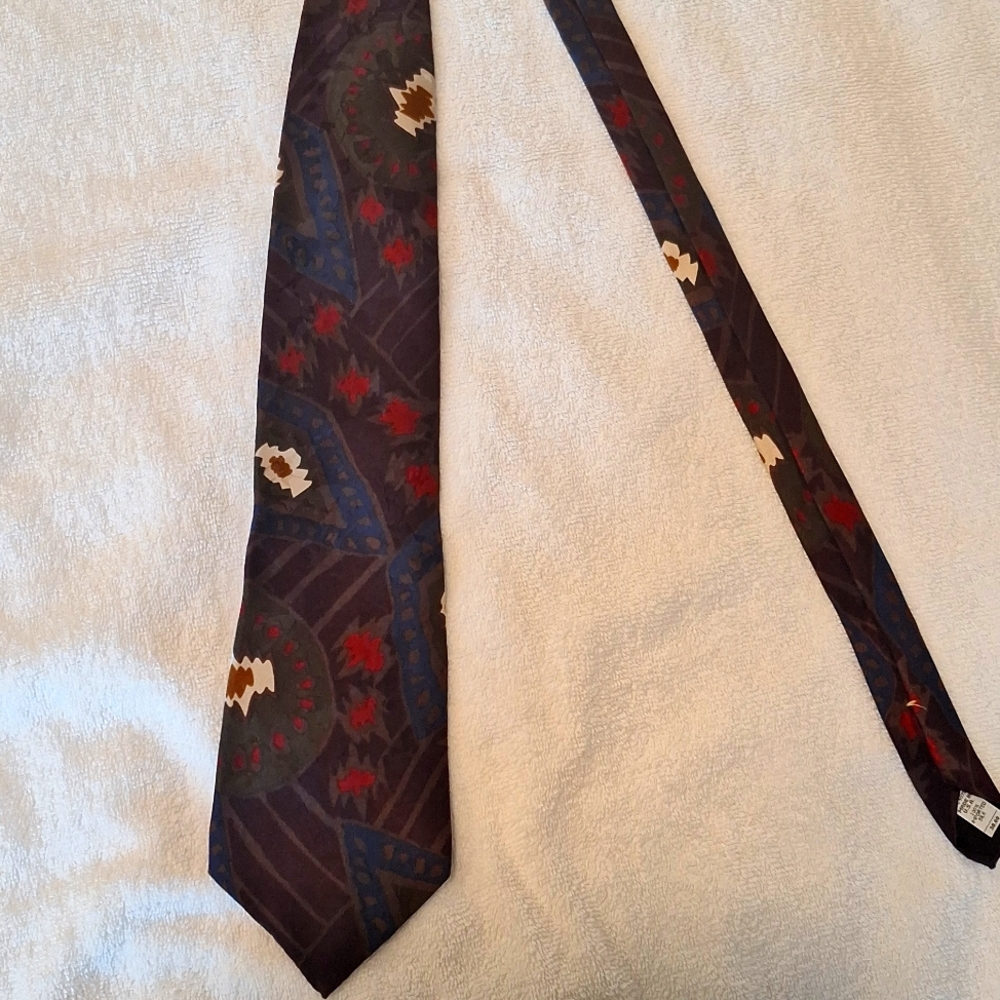 Oscar de la Renta Vintage Neck Tie - Picture 4 of 5